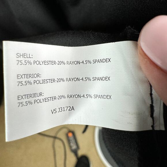 Insight New York Cowl Neck Ponte Knit Swing Coat Jacket Black Mid-Length  12 - Picture 9 of 10